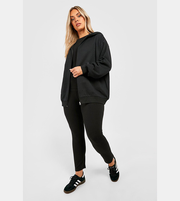 Plus Oversized Sweatshirt And Legging Set