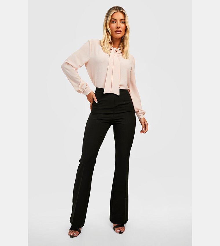 Pussy Bow Neck Woven Top