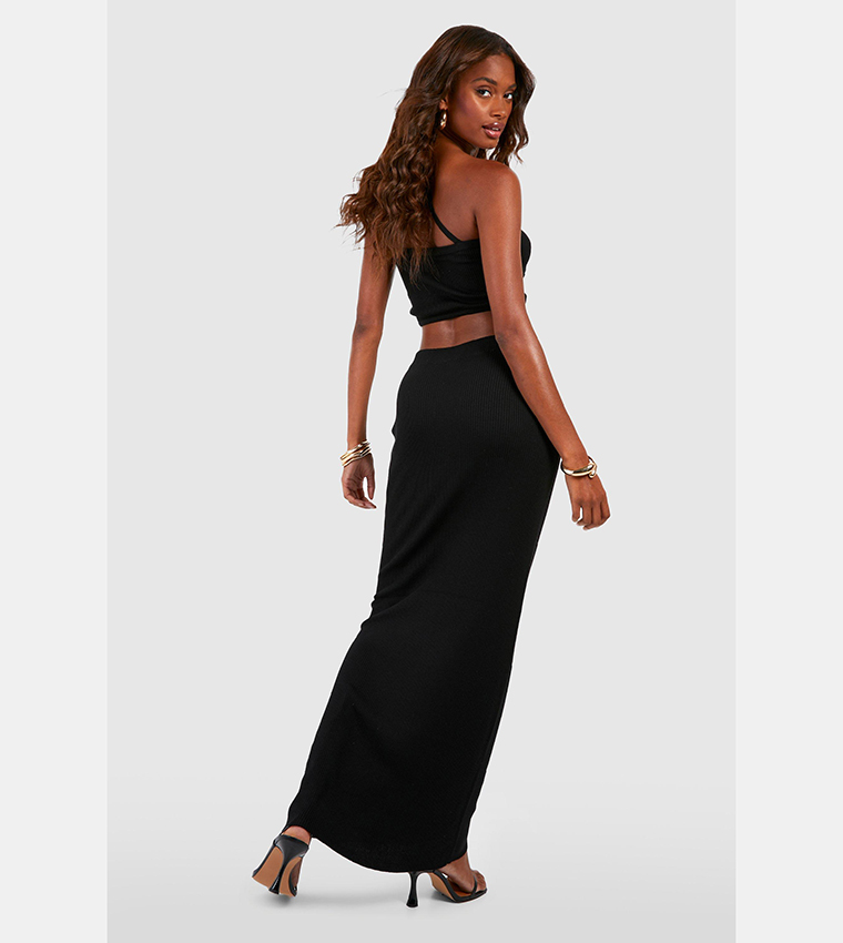 Crop top and long hotsell skirt 60