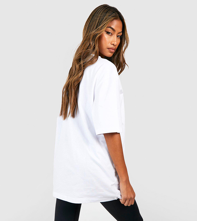 Buy Boohoo Design Studio Sports Gym T Shirt In White | 6thStreet Qatar