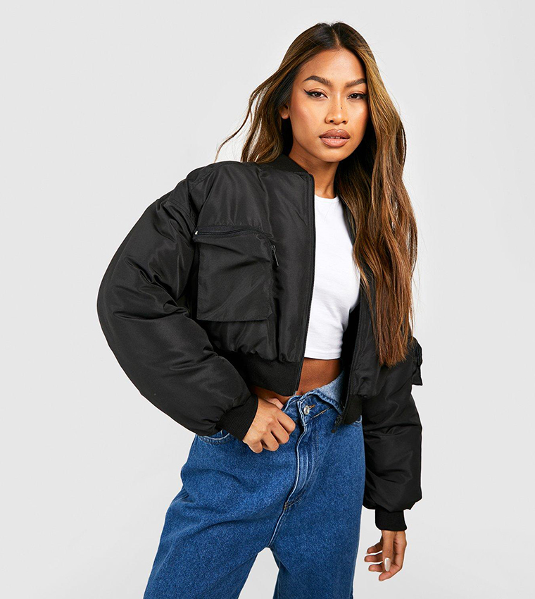 Utility hot sale bomber jacket