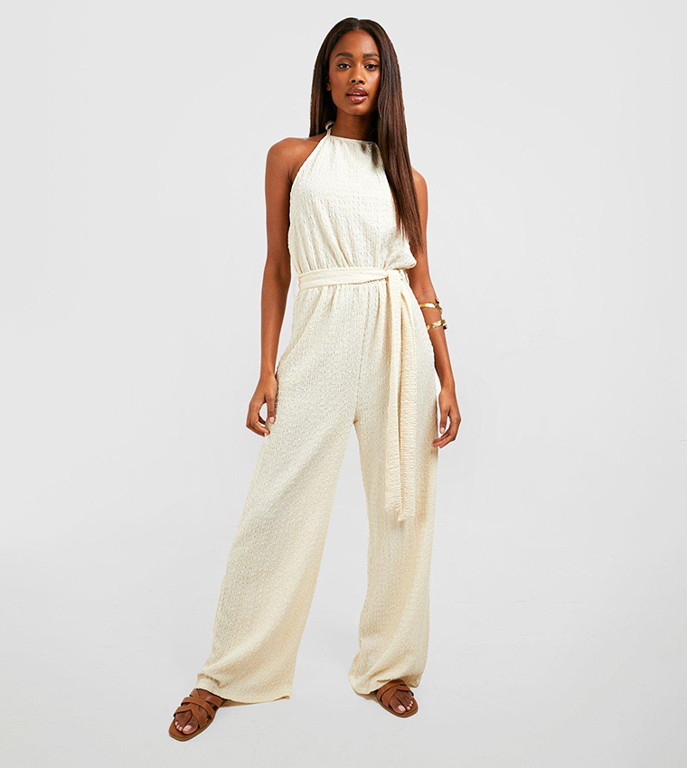 Stone Contour Sculpt Zip Jumpsuit