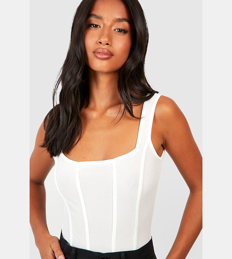 Shape Jersey Strappy Sculpting Bodysuit