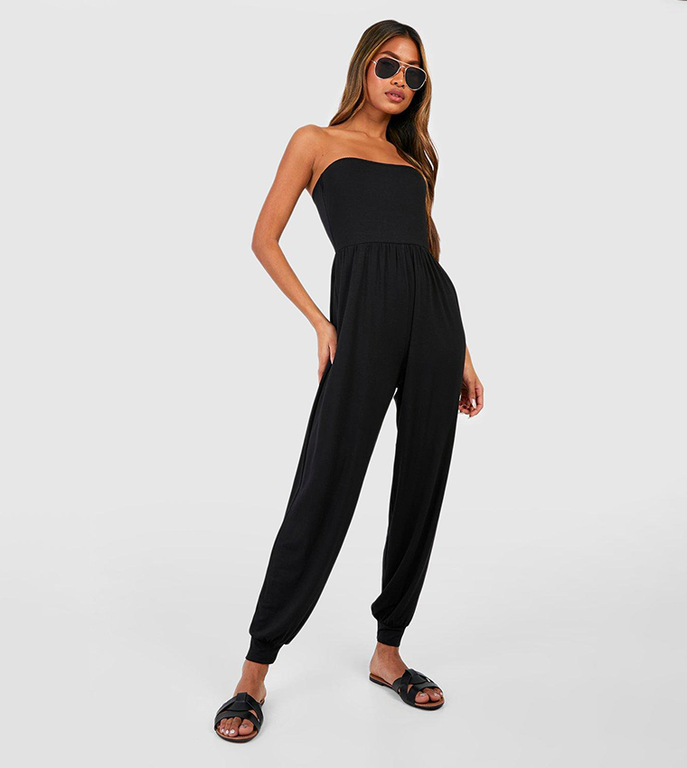 Bandeau sales harem jumpsuit