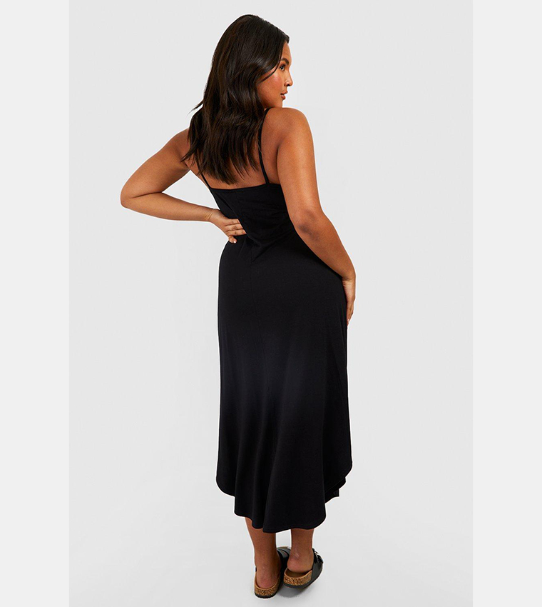 Jersey Ponte Bow Maxi Dress