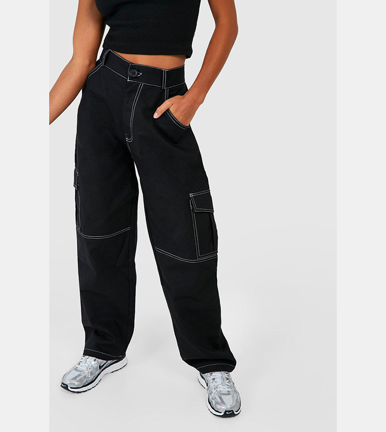 Galleon Womens Black Dickies Cargo Pants Dickies Women's Relaxed