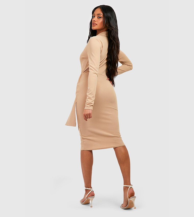 Blazer and midi outlet dress