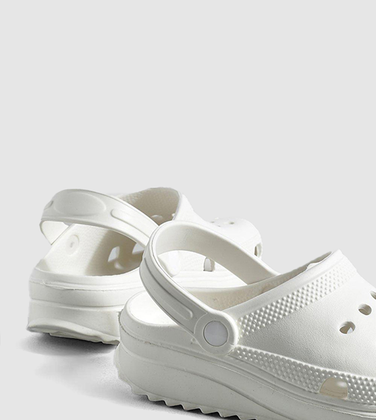 Chunky Platform Slip On Mules