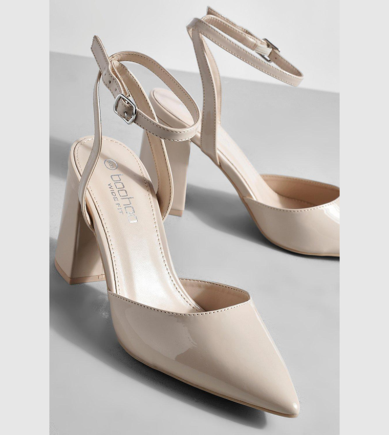 Wide fit hot sale nude shoes