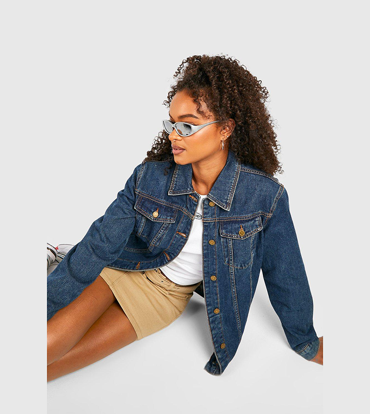 Tall oversized 2024 denim jacket