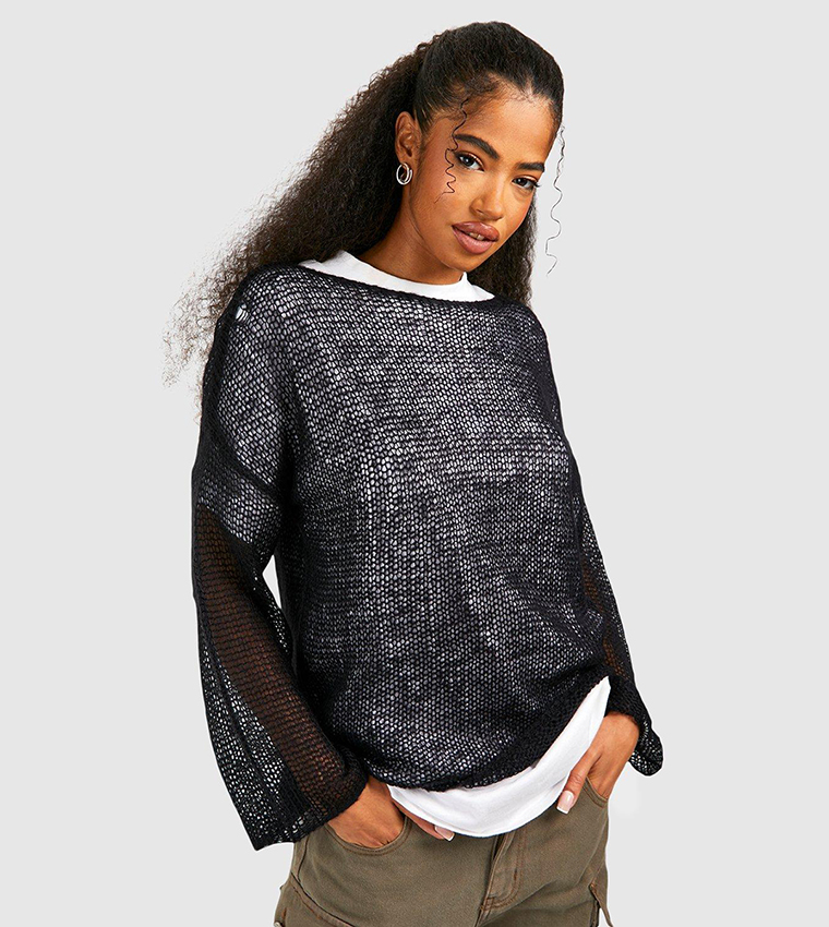 Oversized loose 2024 knit sweater