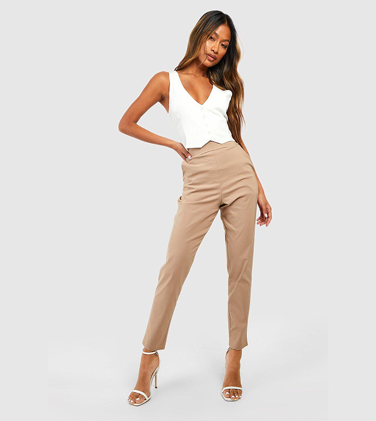 New Look tapered pants in camel | ASOS