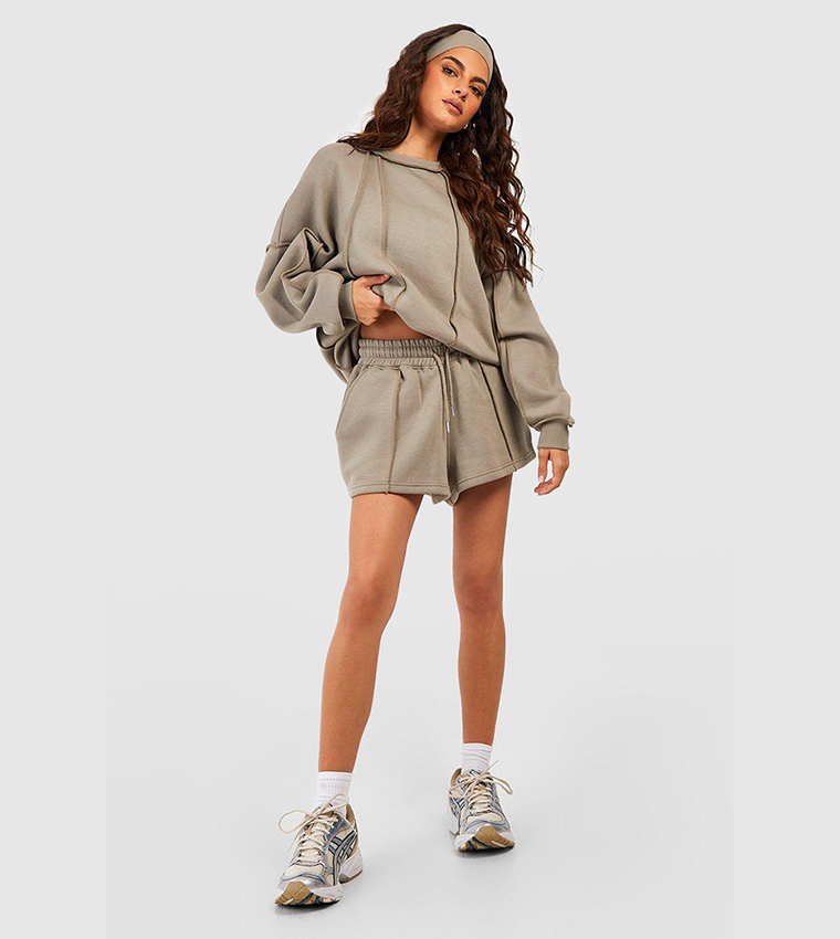 Oversized discount sweat shorts