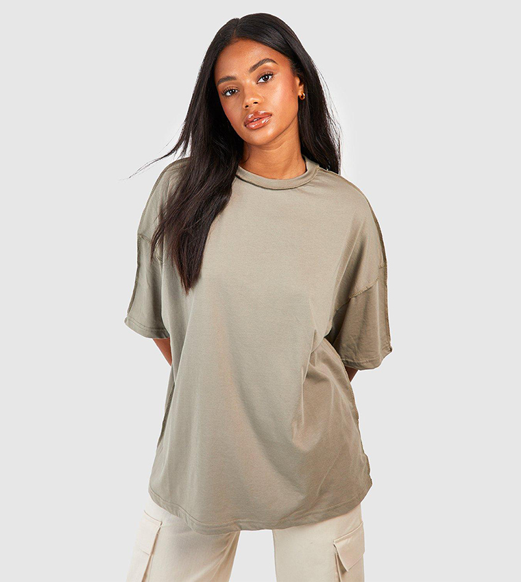 Shoulder exposed shirt hot sale