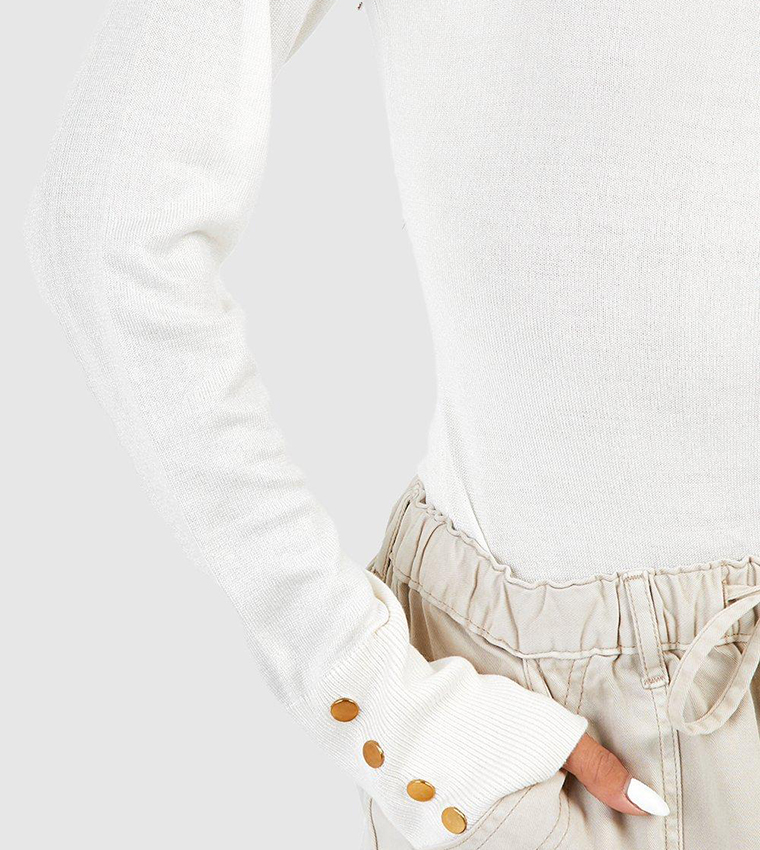 boohoo  Turtleneck Sweaters - White Sweaters