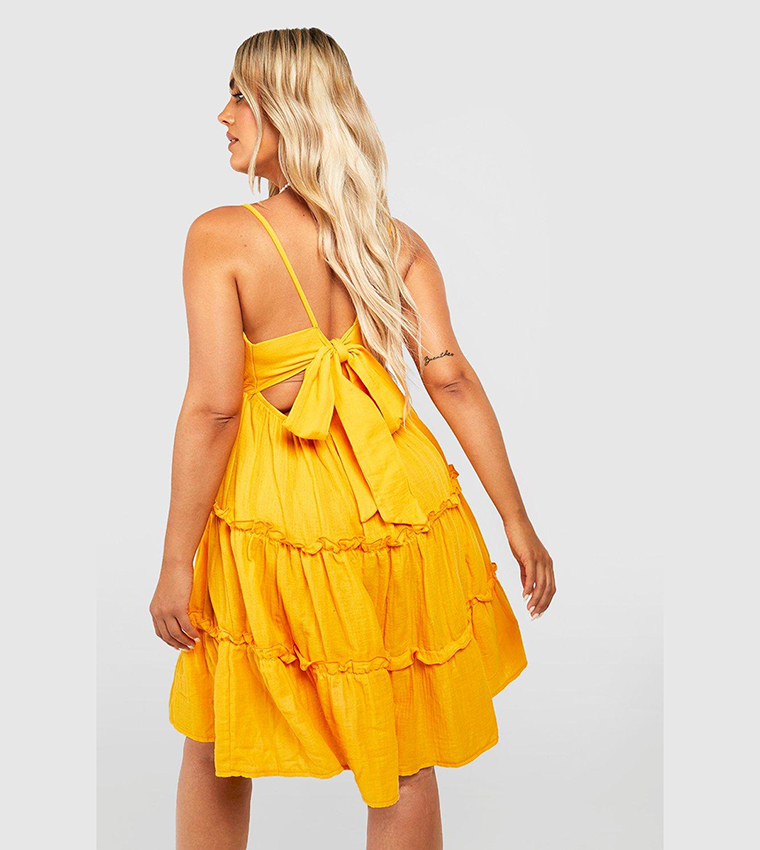 Mustard hot sale sun dress