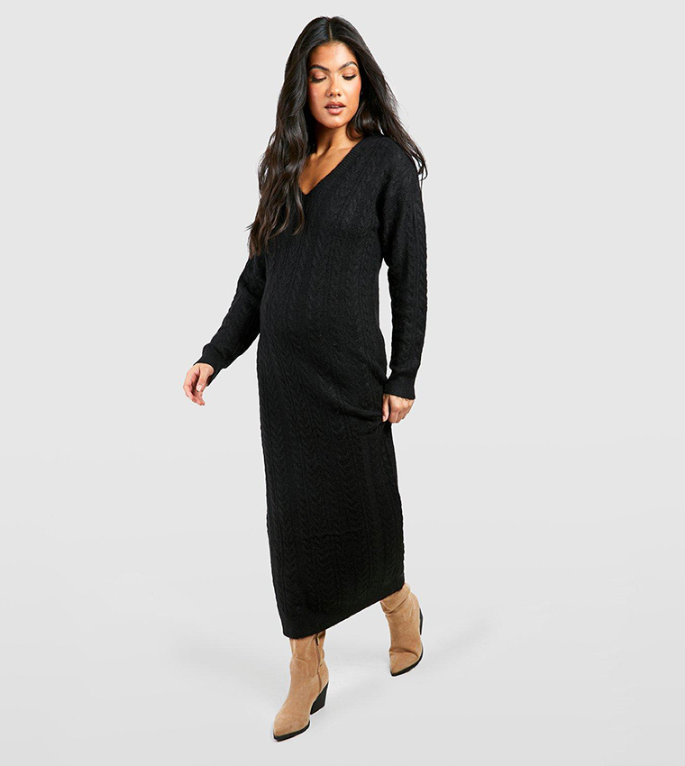 Cable Knit Dress Boohoo Jumper Dress Plus Size Buy Boohoo Cable