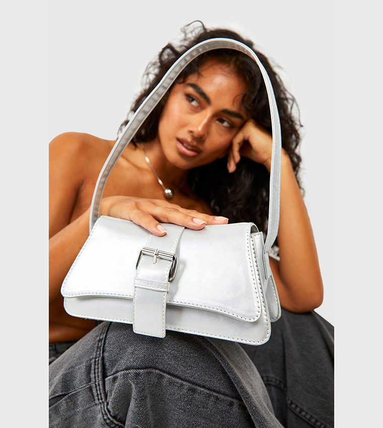 Boohoo discount silver bag