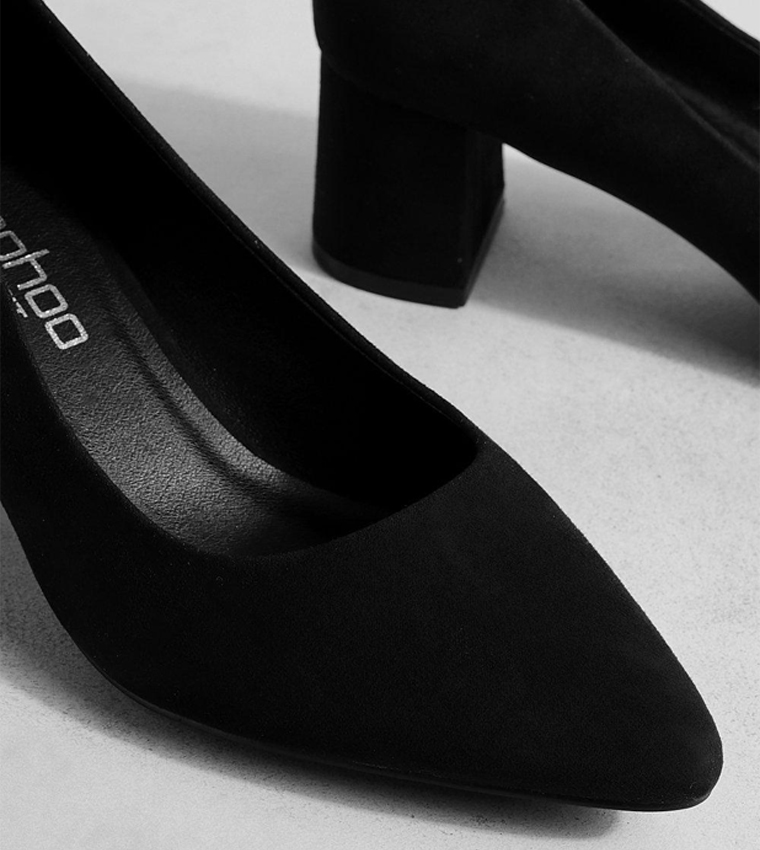 Wide Fit Low Block Court Shoe