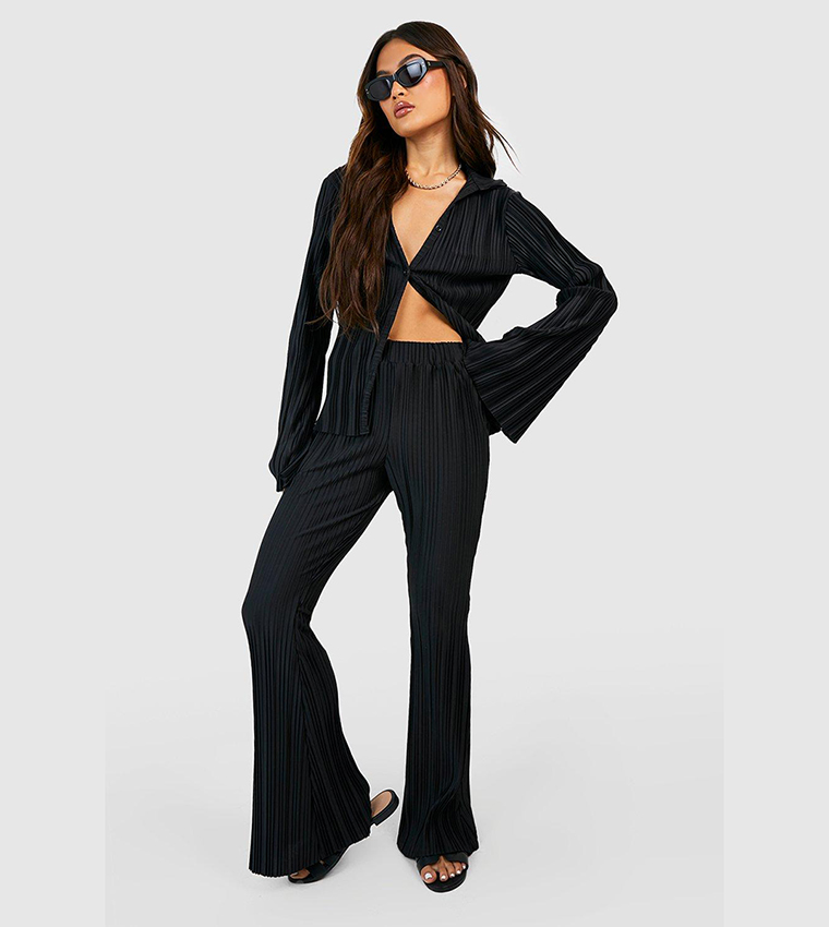 Boohoo store flared trousers