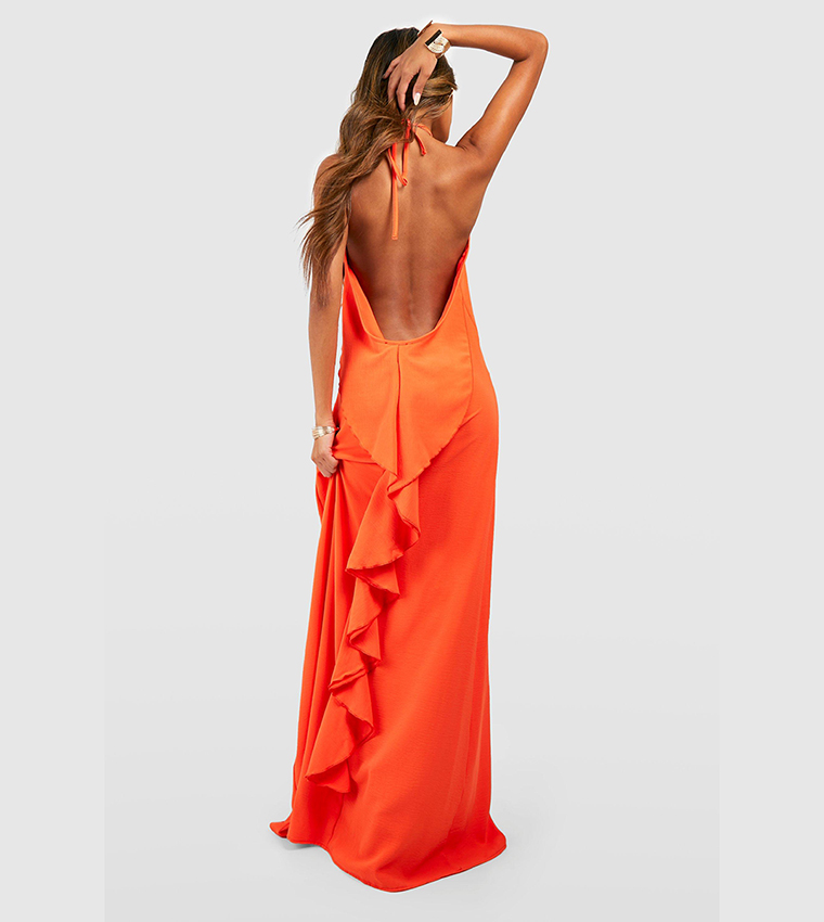 orange cheesecloth dress Orange Cotton Cheesecloth Maxi Dress Mint Velvet