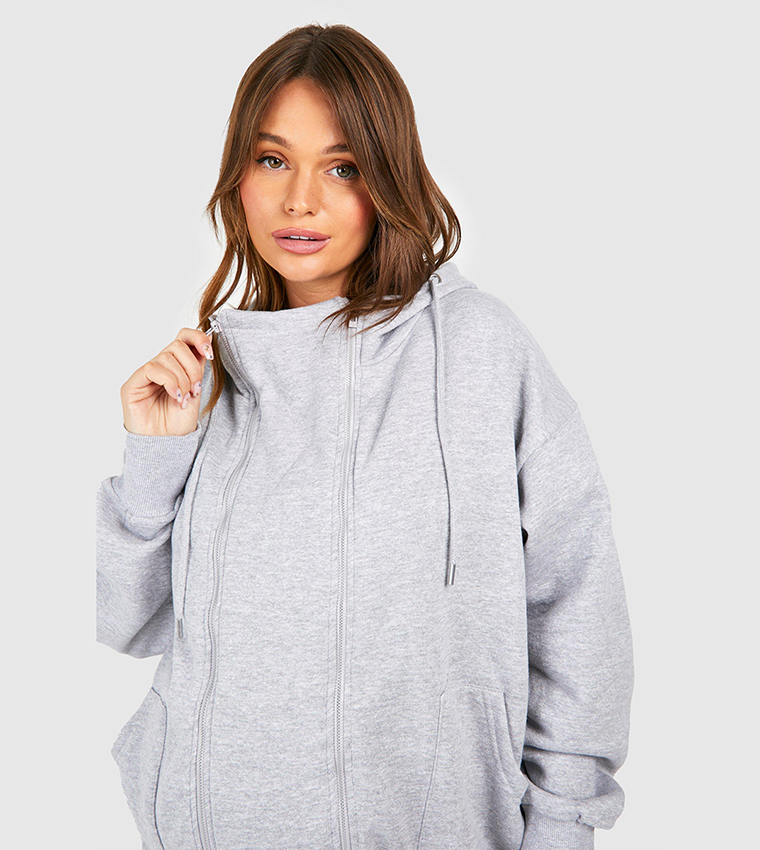 Maternity zip hoodie best sale