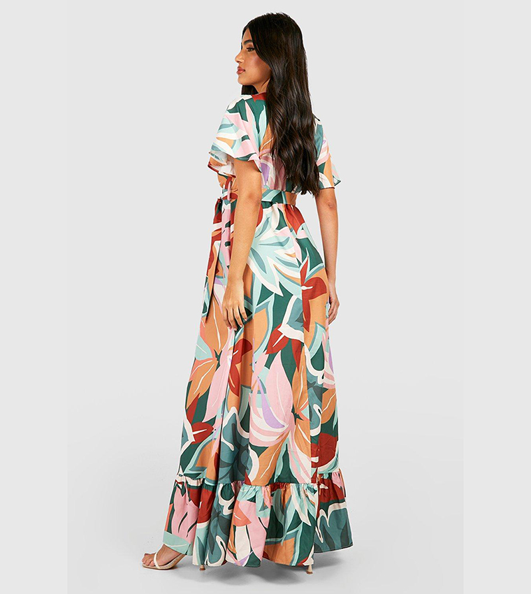 Multi wrap maxi dress on sale