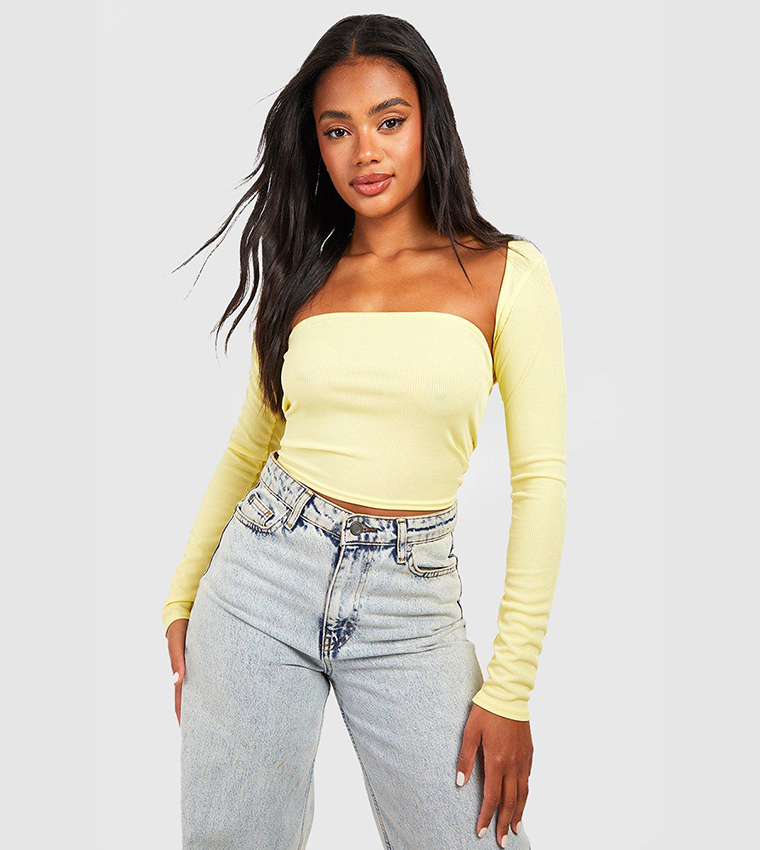 Bandeau top cheap yellow