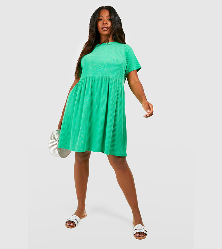 bright green smock dress Shining Brighter Smocked Dress In Kelly Green