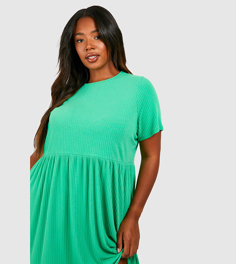 bright green smock dress Stella Green Silk Short Sleeve Smocked Dress