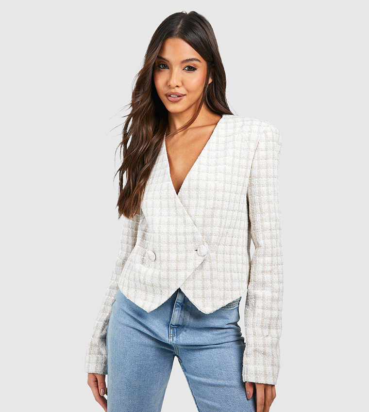 Nude 2024 cropped blazer