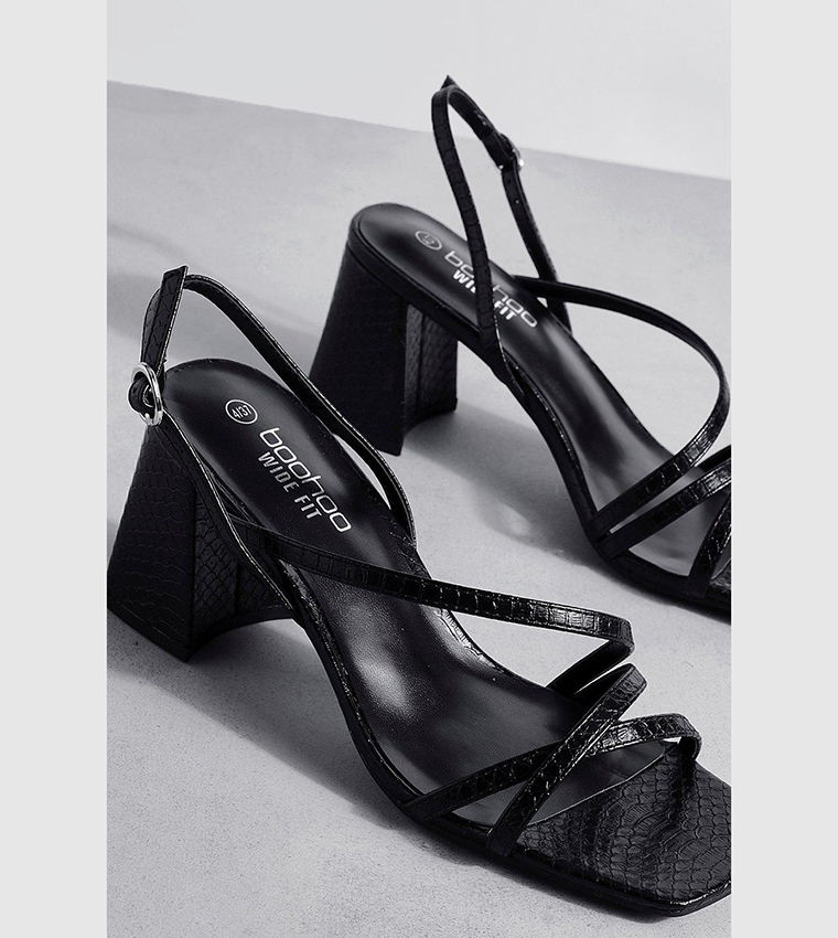Open Toe Block Heel Sandals