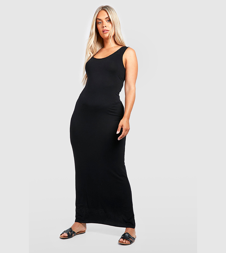 完売品】ok.soon black maxi dress やかましい S size 