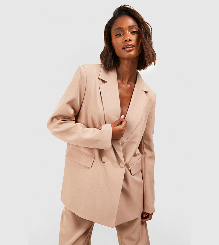 Boohoo fashion camel blazer