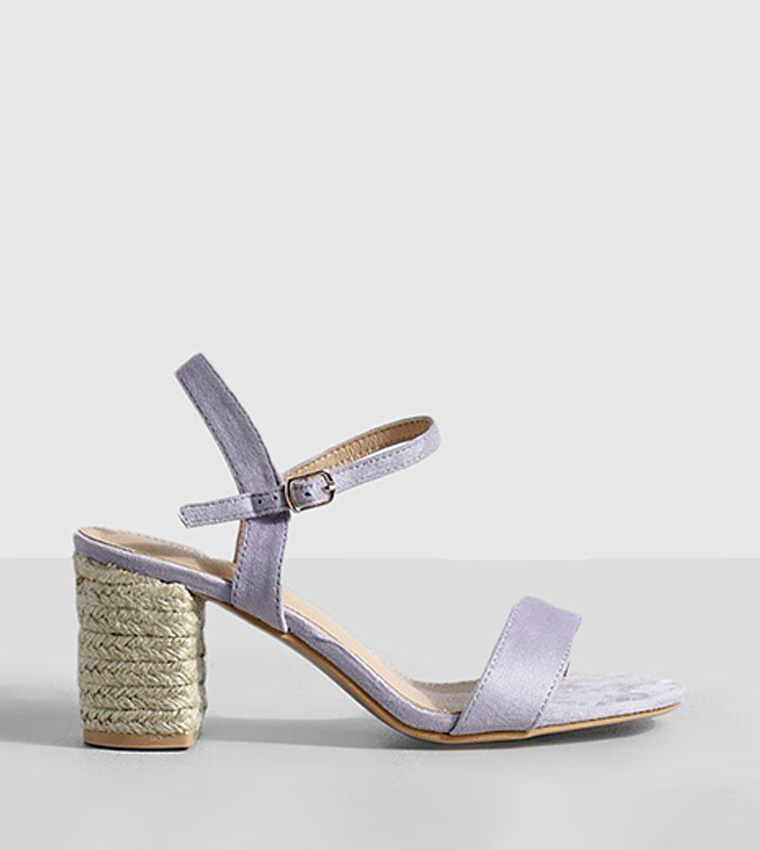 espadrille block heel