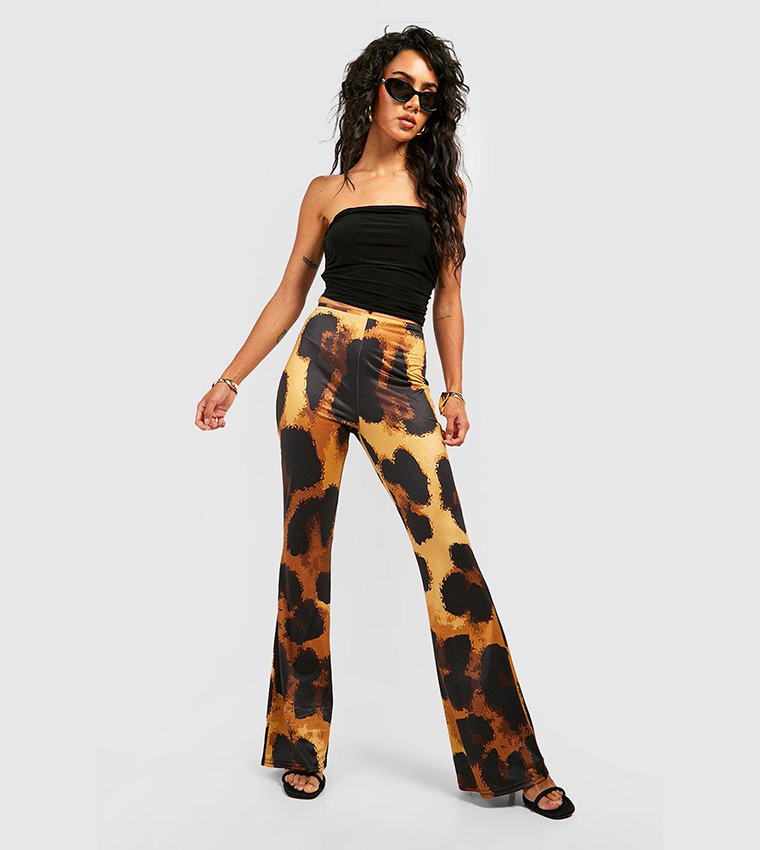 brown slinky flares
