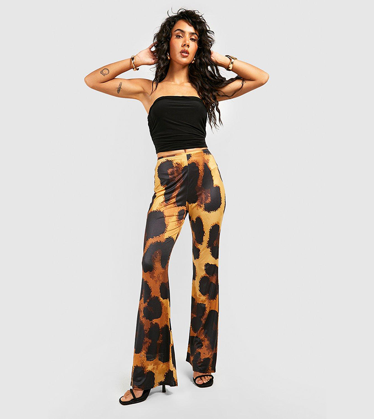 brown slinky flares