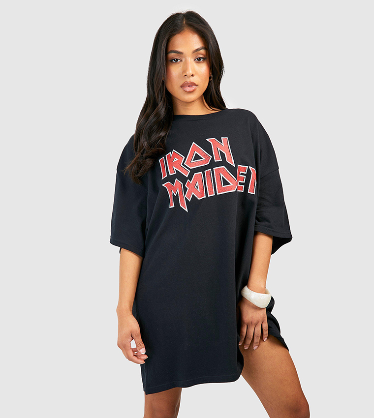 Iron maiden t shirt cheap dress