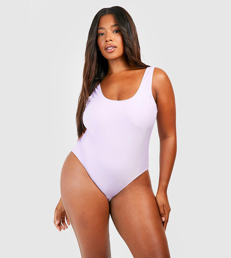 boohoo Tall Plunge Neck Twist Front Bodysuit