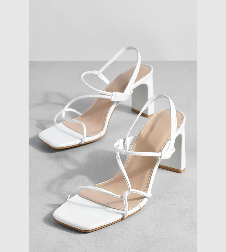 White block hot sale heels