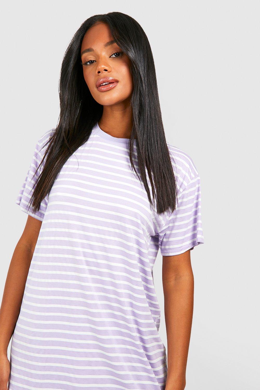 T shirt cheap dress purple