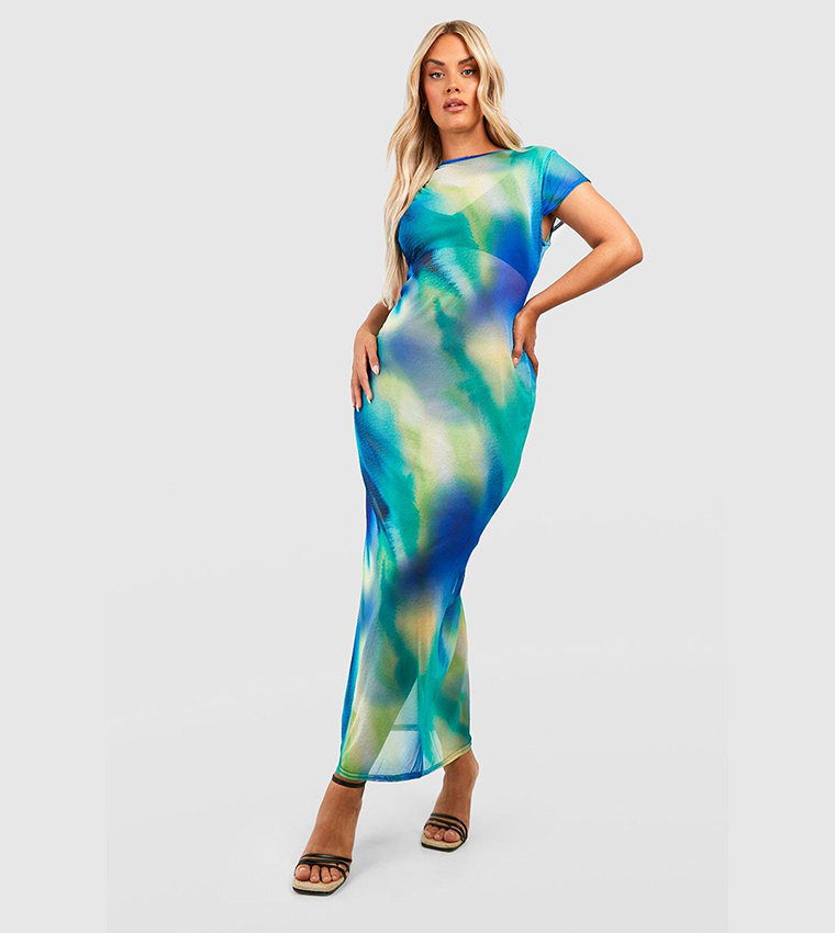 dry blue cheese dressing mix FSDA 2022 Print Long Sleeve Mini Summer Beach Dress Ruffles Mesh Sexy Party Dresses Bodycon Bandage See Through 90s Club Black / M