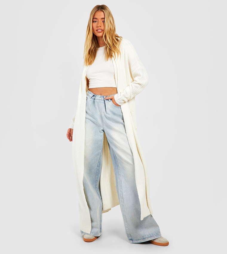 Boohoo maxi cardigan hotsell