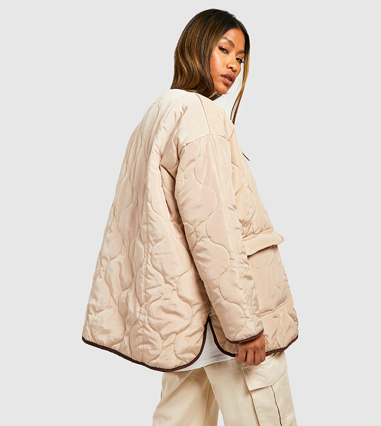 Oversized hotsell quilted jacket