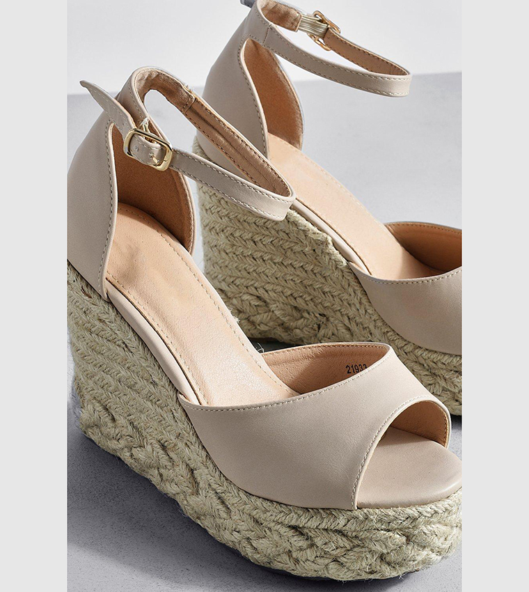 Nude wide clearance fit wedges