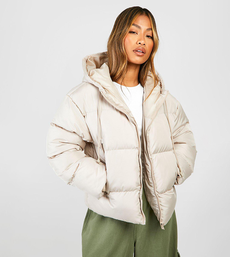 جاكيت مبطن منفوخ وبهودي