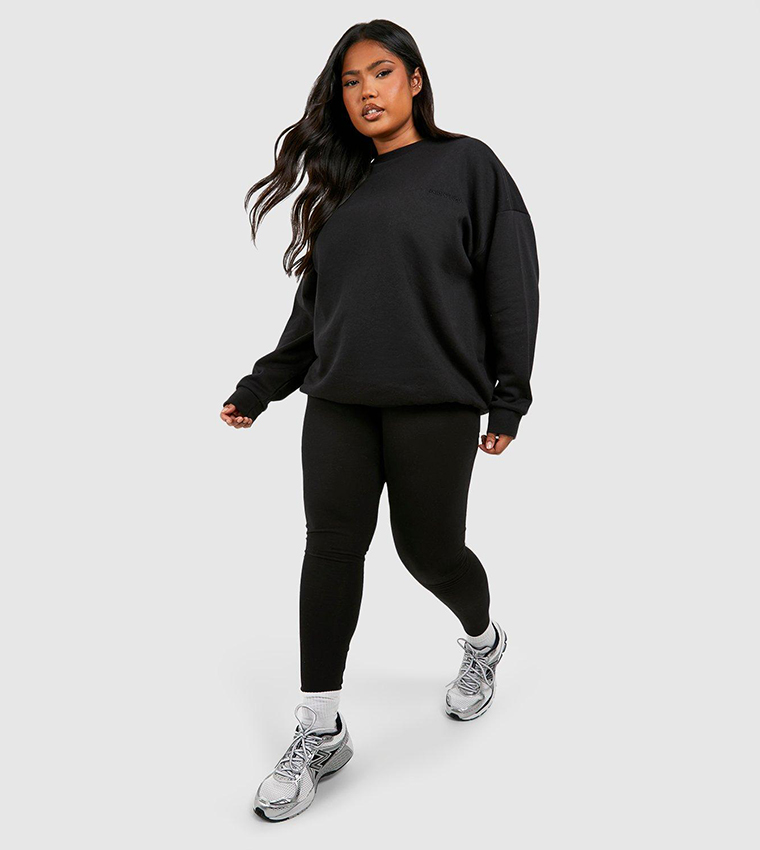 Oversized sweatshirt with clearance leggings