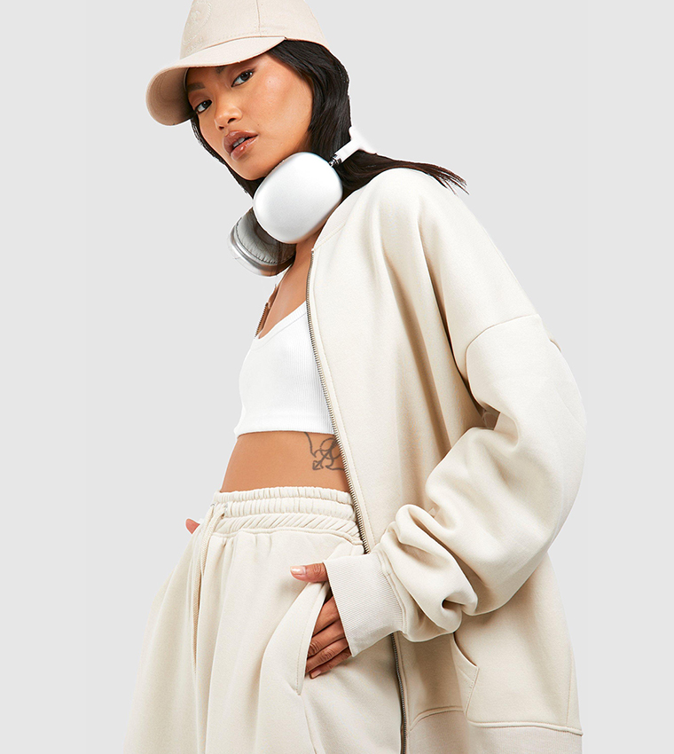 Bomber Sweatshirt Straight Fit Tracksuit