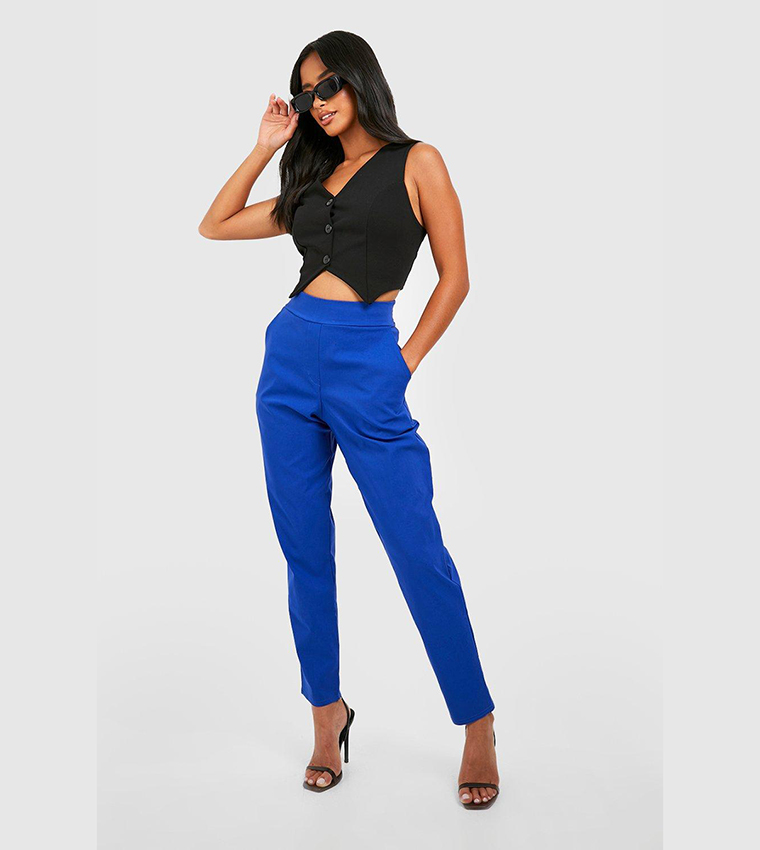 Tailored high cheap waist trousers