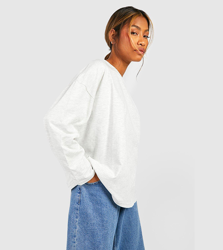 Oversized long hotsell sleeve t shirt